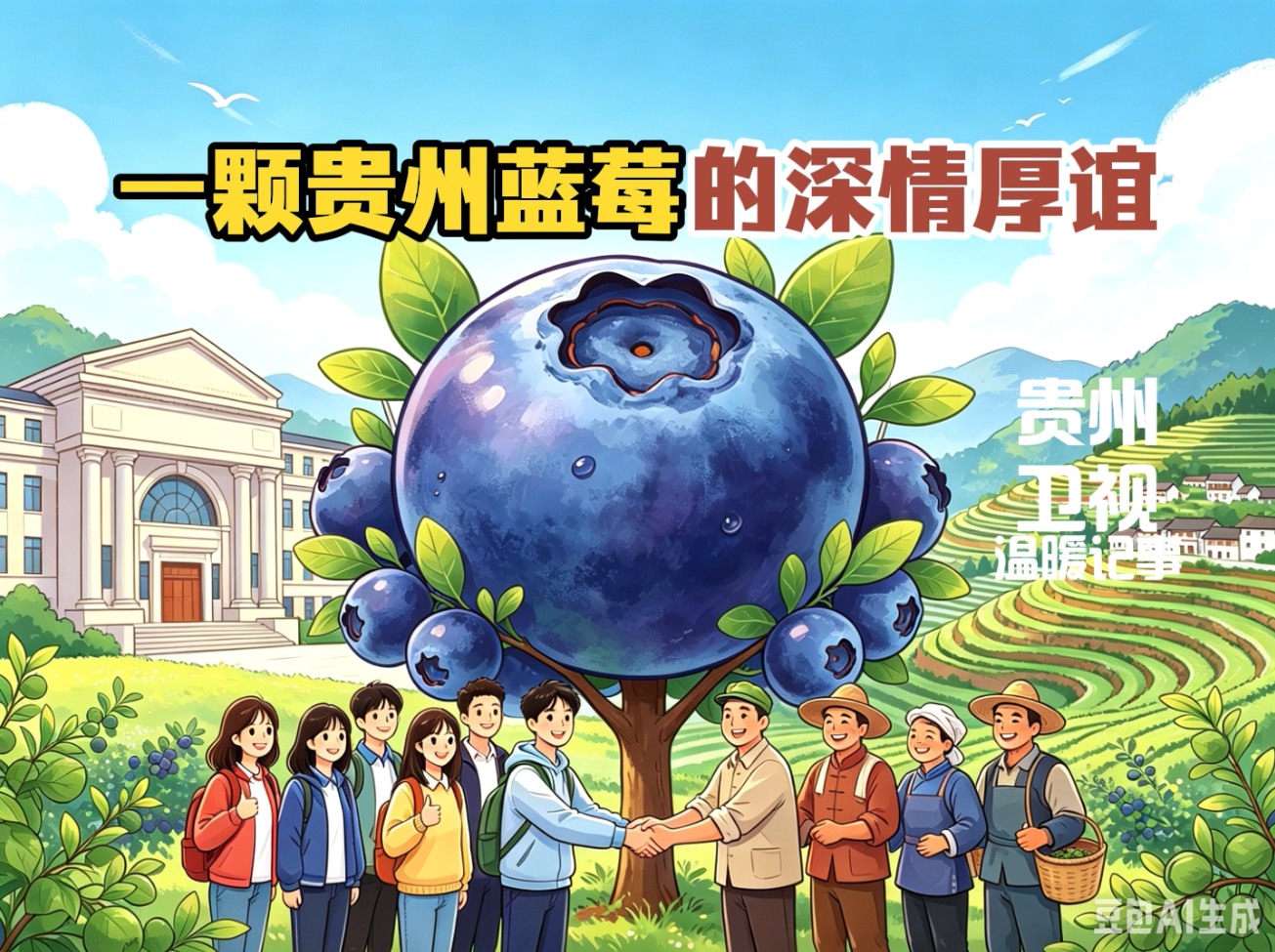 一颗贵州蓝莓的深情厚谊