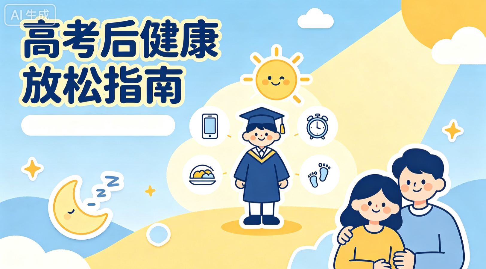 动静医生丨高考后如何帮孩子建立健康放松节奏？家长必看