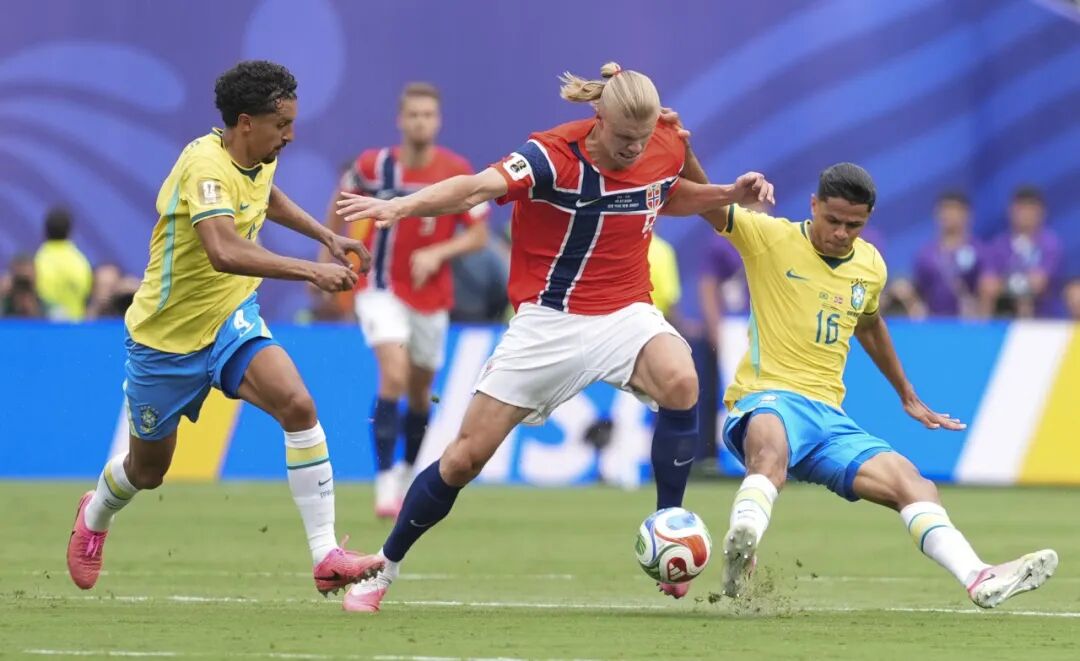 哈兰德连进2球，巴西爆冷出局