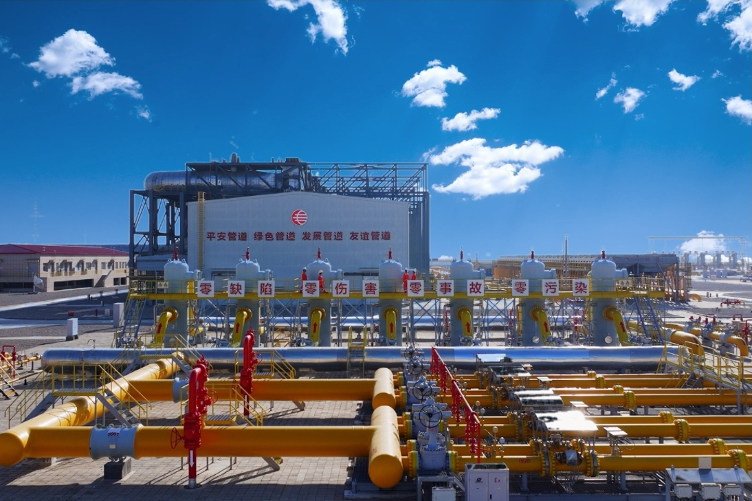 霍尔果斯压气首站累计输气突破6000亿立方米
