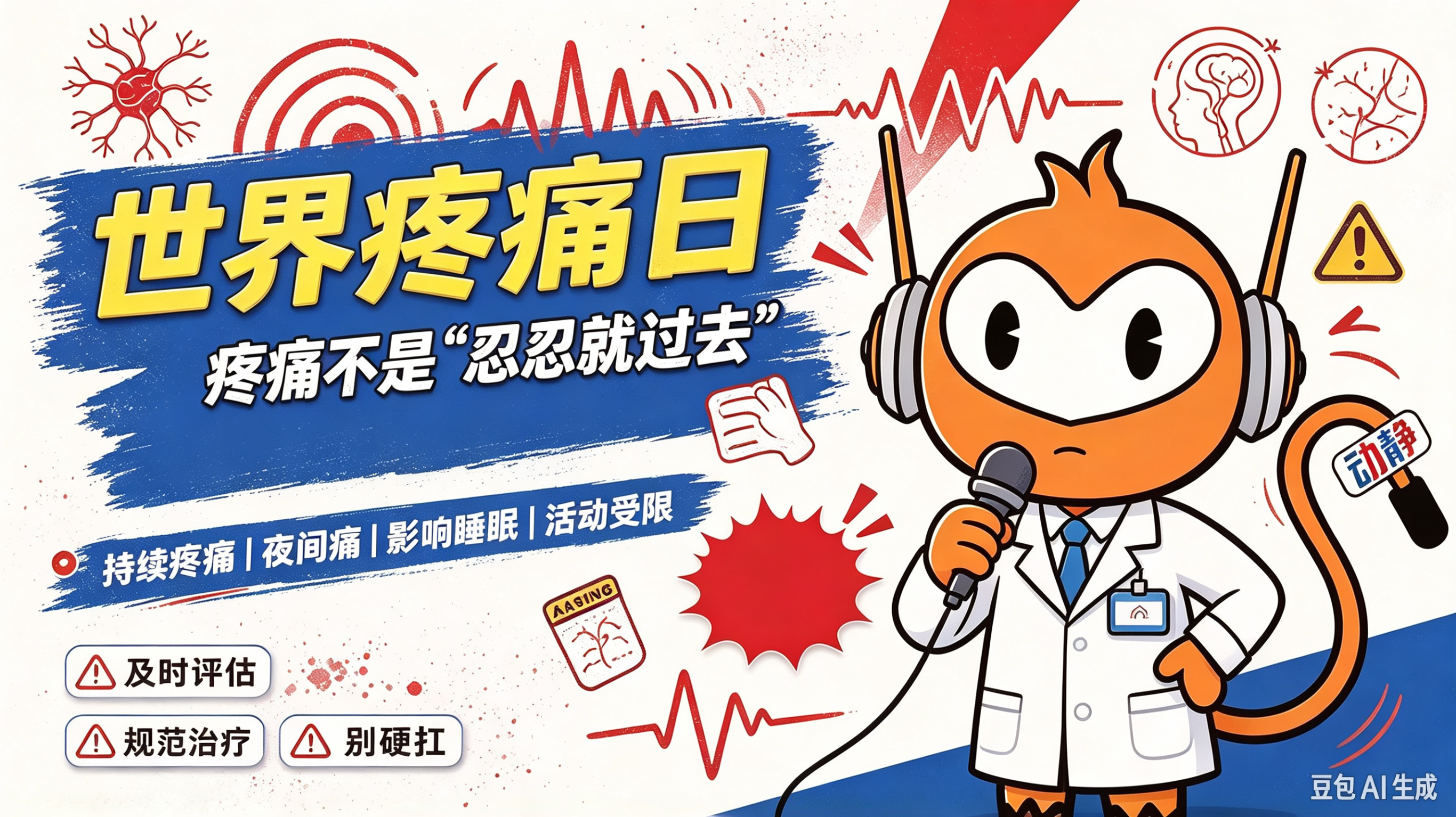 早安健康｜世界疼痛日——疼痛不是“忍忍就过去”