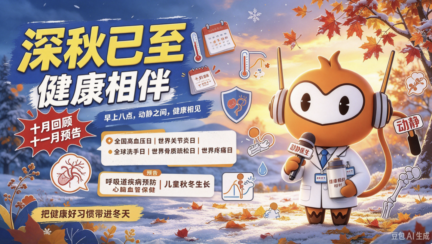 早安健康｜深秋已至，健康相伴